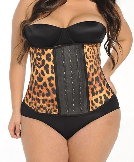 Plus Size Leopard Waist Trainer ~ Premium Animal Print Cincher 💖